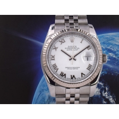 116234 White Roman Dial - Full Set 36mm