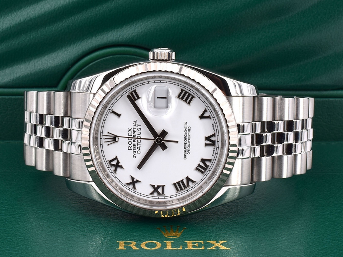 116234 White Roman Dial - Full Set 36mm