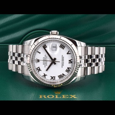 116234 White Roman Dial - Full Set 36mm