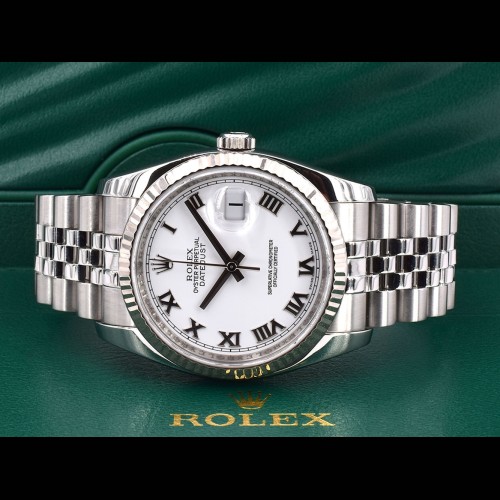 116234 White Roman Dial - Full Set 36mm