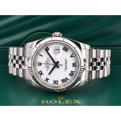 116234 White Roman Dial - Full Set 36mm