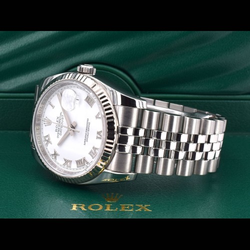 116234 White Roman Dial - Full Set 36mm