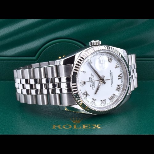 116234 White Roman Dial - Full Set 36mm