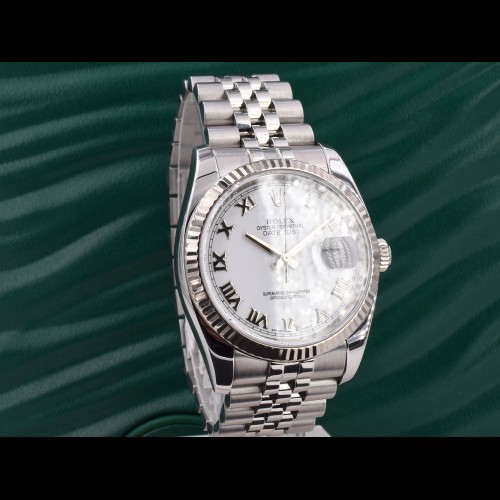116234 White Roman Dial - Full Set 36mm