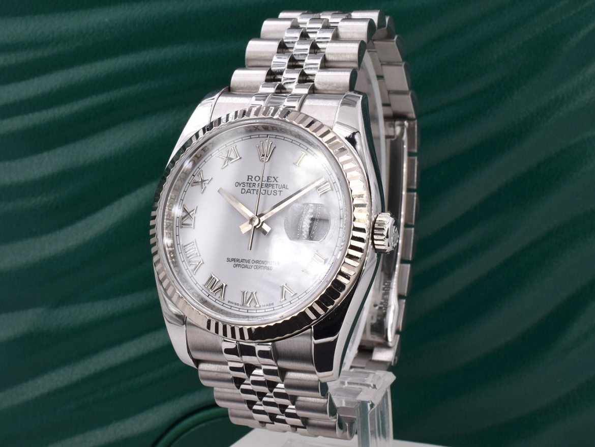 116234 White Roman Dial - Full Set 36mm