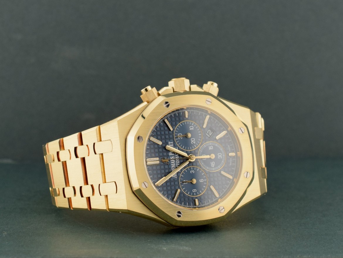 Chronograph Yellow Gold Blue dial Full Set - Boutique Edition VERY RARE