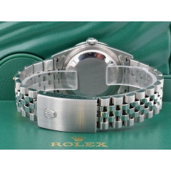 Black Dial With Big Diamonds - After Diamonds Bezel 36mm