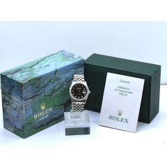 Black Dial With Big Diamonds - After Diamonds Bezel 36mm