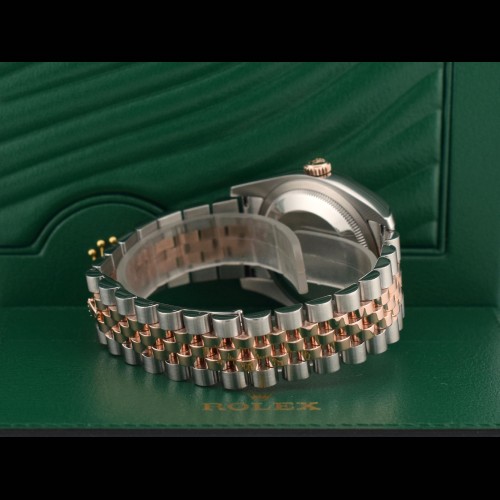 116231 Steel & Rose Gold With Jubilee Big Diamonds Dial - Full Set 36mm