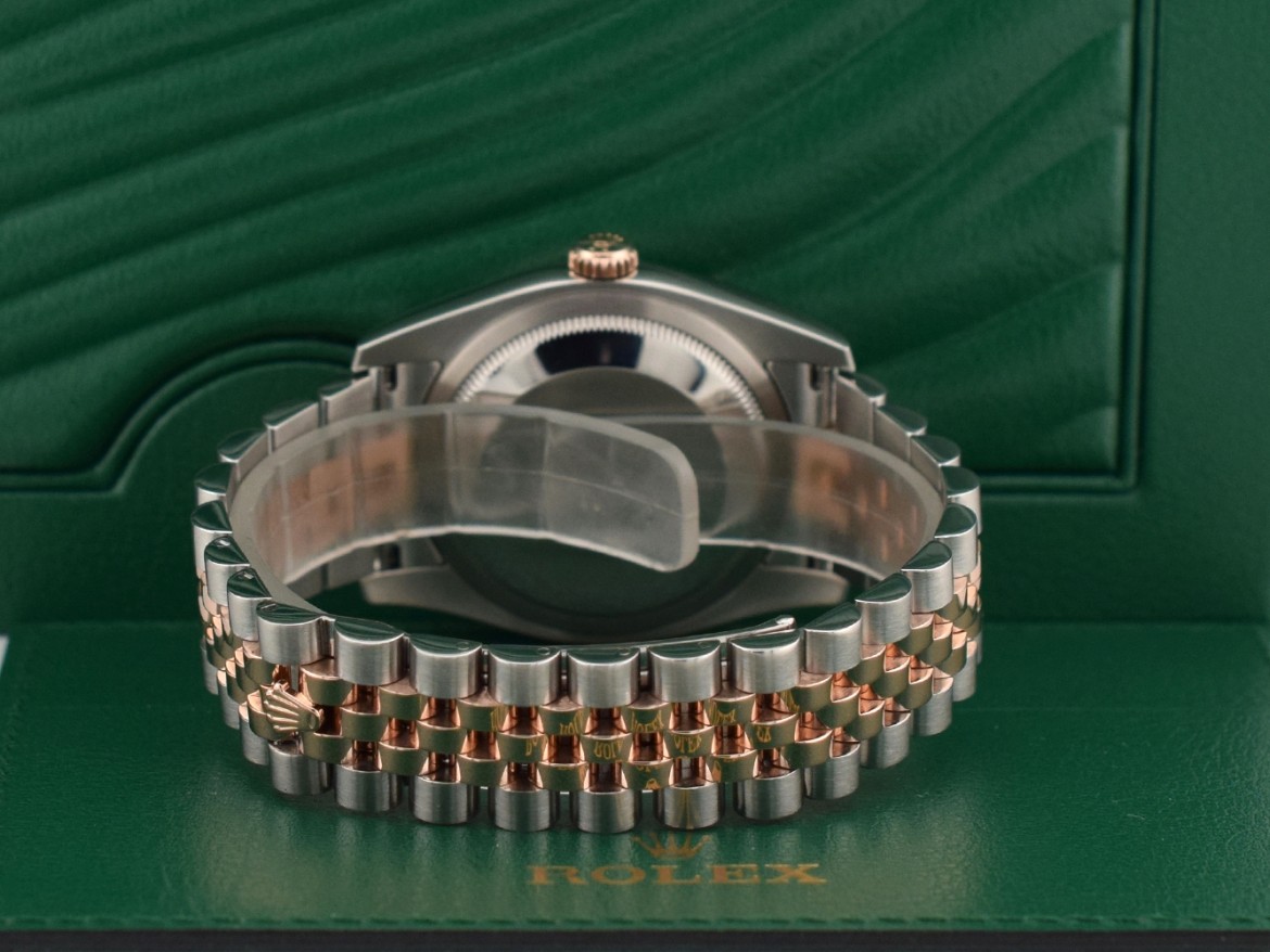 116231 Steel & Rose Gold With Jubilee Big Diamonds Dial - Full Set 36mm