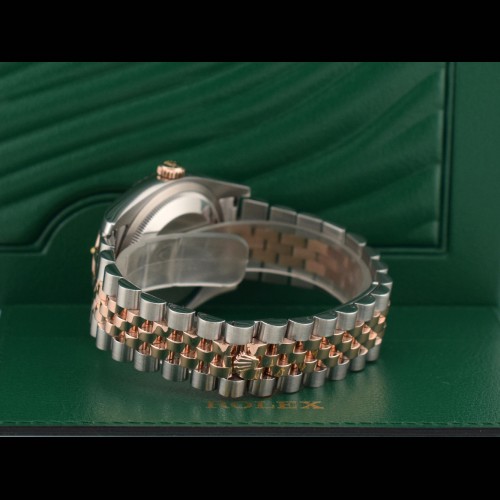 116231 Steel & Rose Gold With Jubilee Big Diamonds Dial - Full Set 36mm