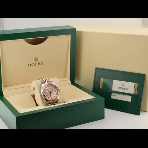 116231 Steel & Rose Gold With Jubilee Big Diamonds Dial - Full Set 36mm