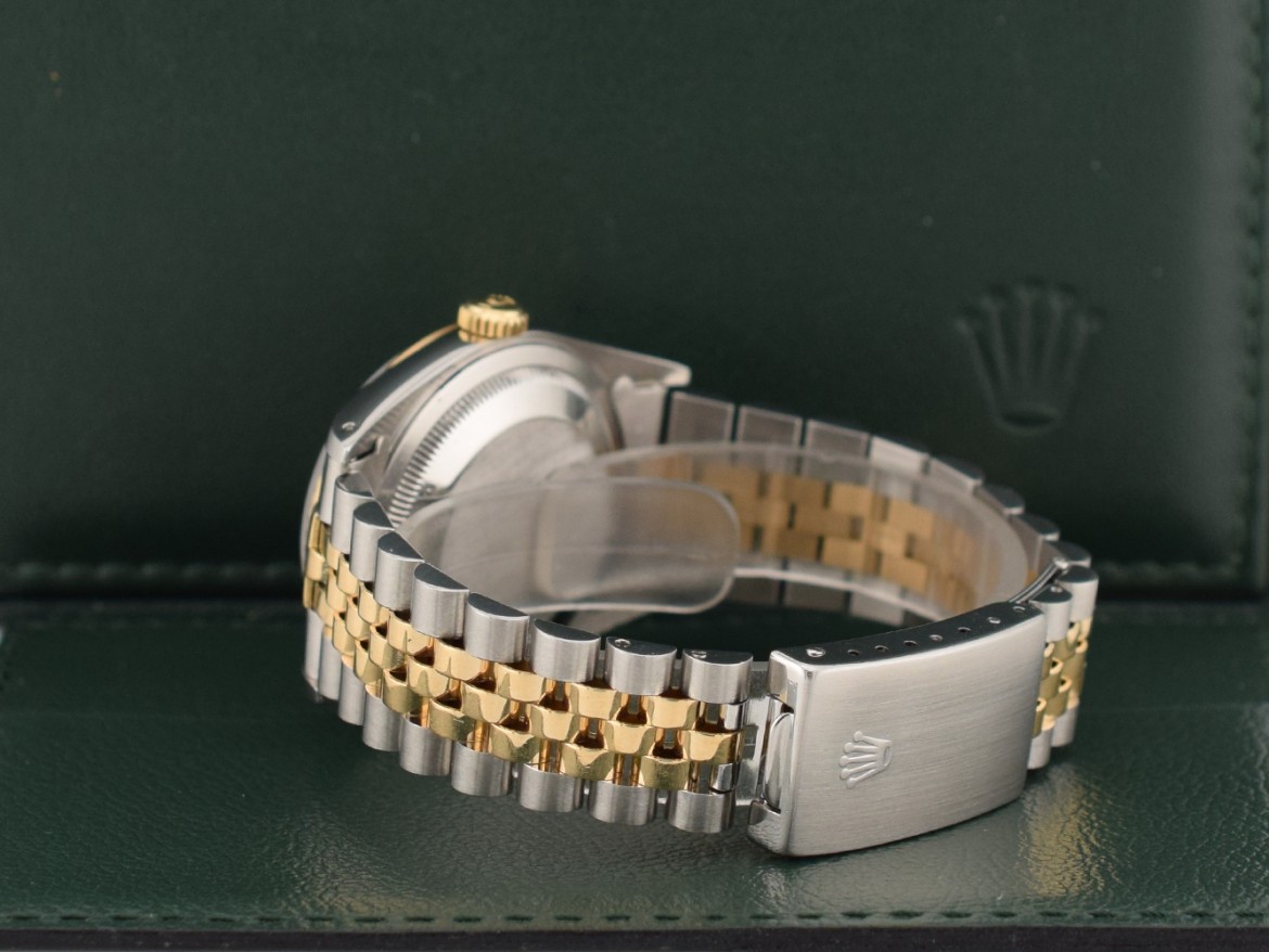 16233 Black Dial With Diamonds - Full Set 36mm