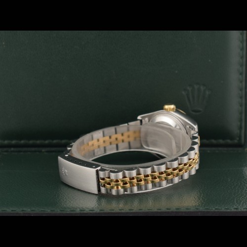 69173 White Roman Dial With Diamonds - Full Set 26mm