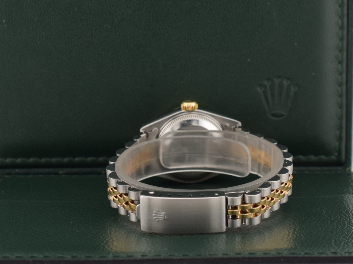 69173 White Roman Dial With Diamonds - Full Set 26mm