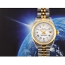 69173 White Roman Dial With Diamonds - Full Set 26mm