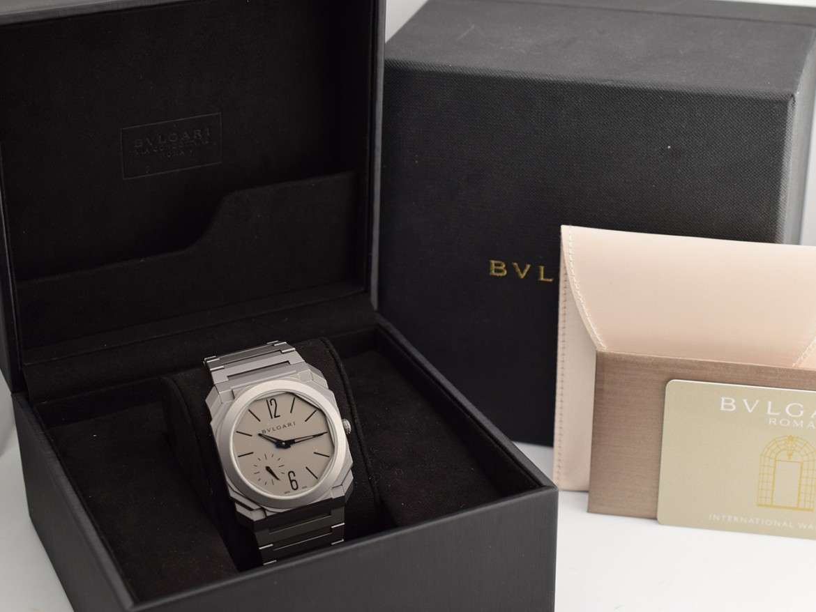 Octo Finissimo Extra Thin 40mm Automatic Titanium new