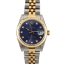 68273 Blue Dial With Diamonds - Full Set 31mm