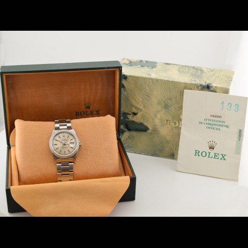 36mm Silver Index Dial - After Diamonds Bezel