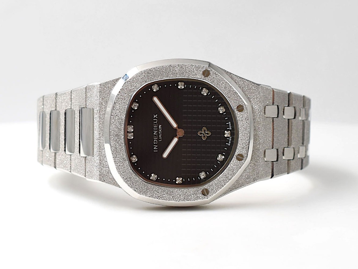 Genius Genta FROST BLACK GUILLOCHÉ DIAMOND DIAL