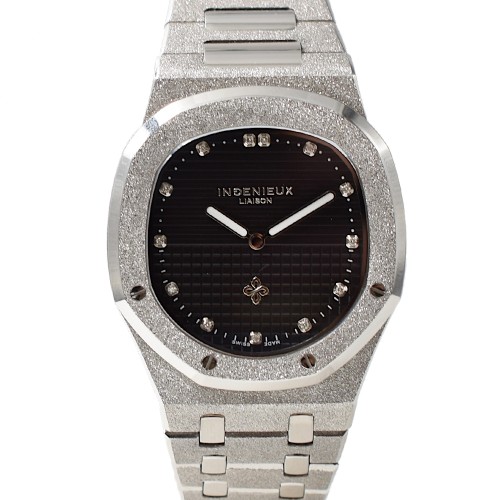 Genius Genta FROST BLACK GUILLOCHÉ DIAMOND DIAL