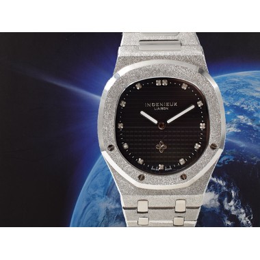 Genius Genta FROST BLACK GUILLOCHÉ DIAMOND DIAL