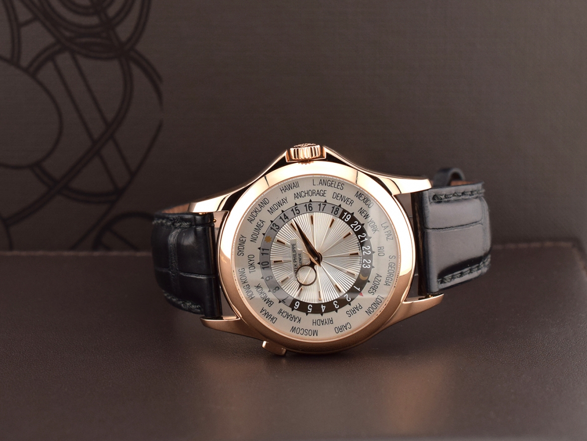 World Time 5130R - Very Rare 'Double P' - Rose Gold Full Set