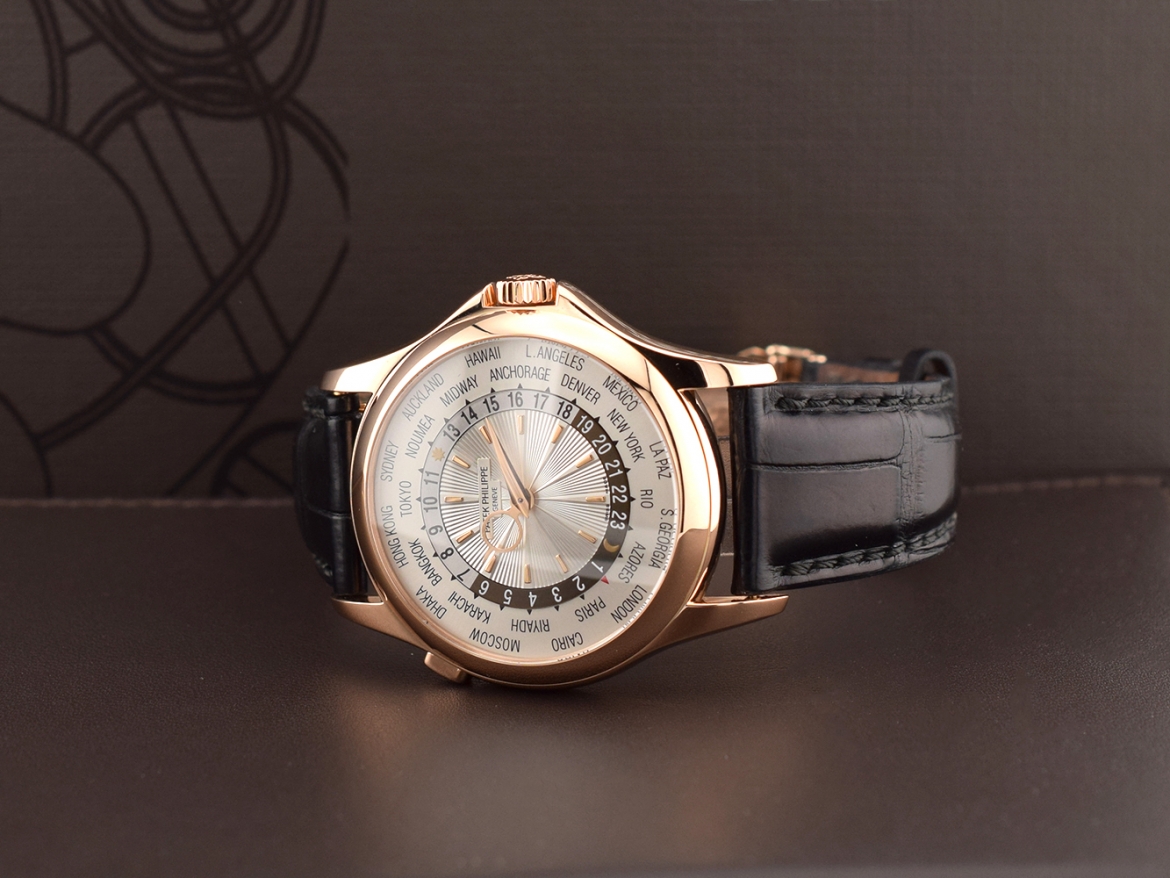 World Time 5130R - Very Rare 'Double P' - Rose Gold Full Set