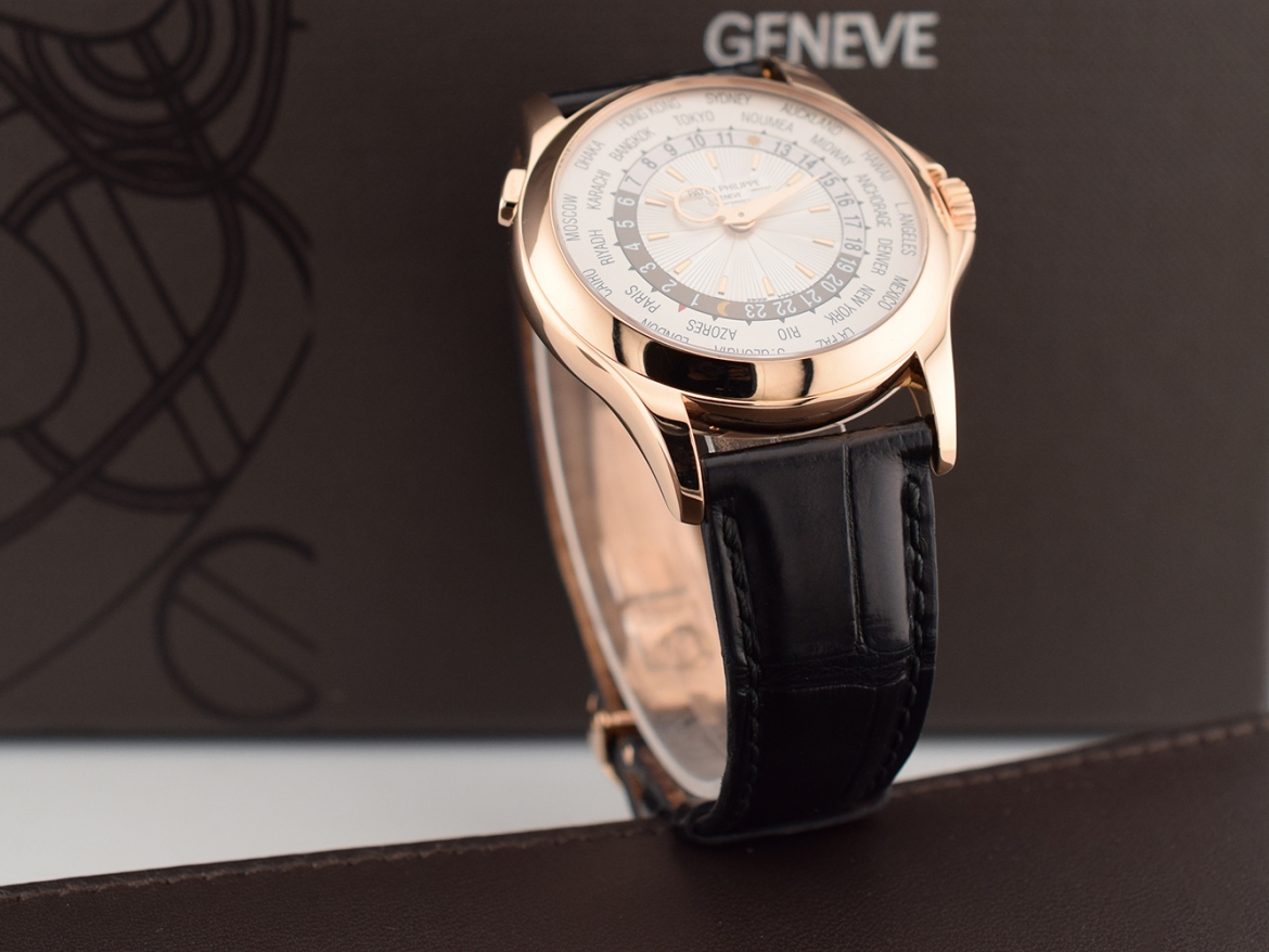 World Time 5130R - Very Rare 'Double P' - Rose Gold Full Set