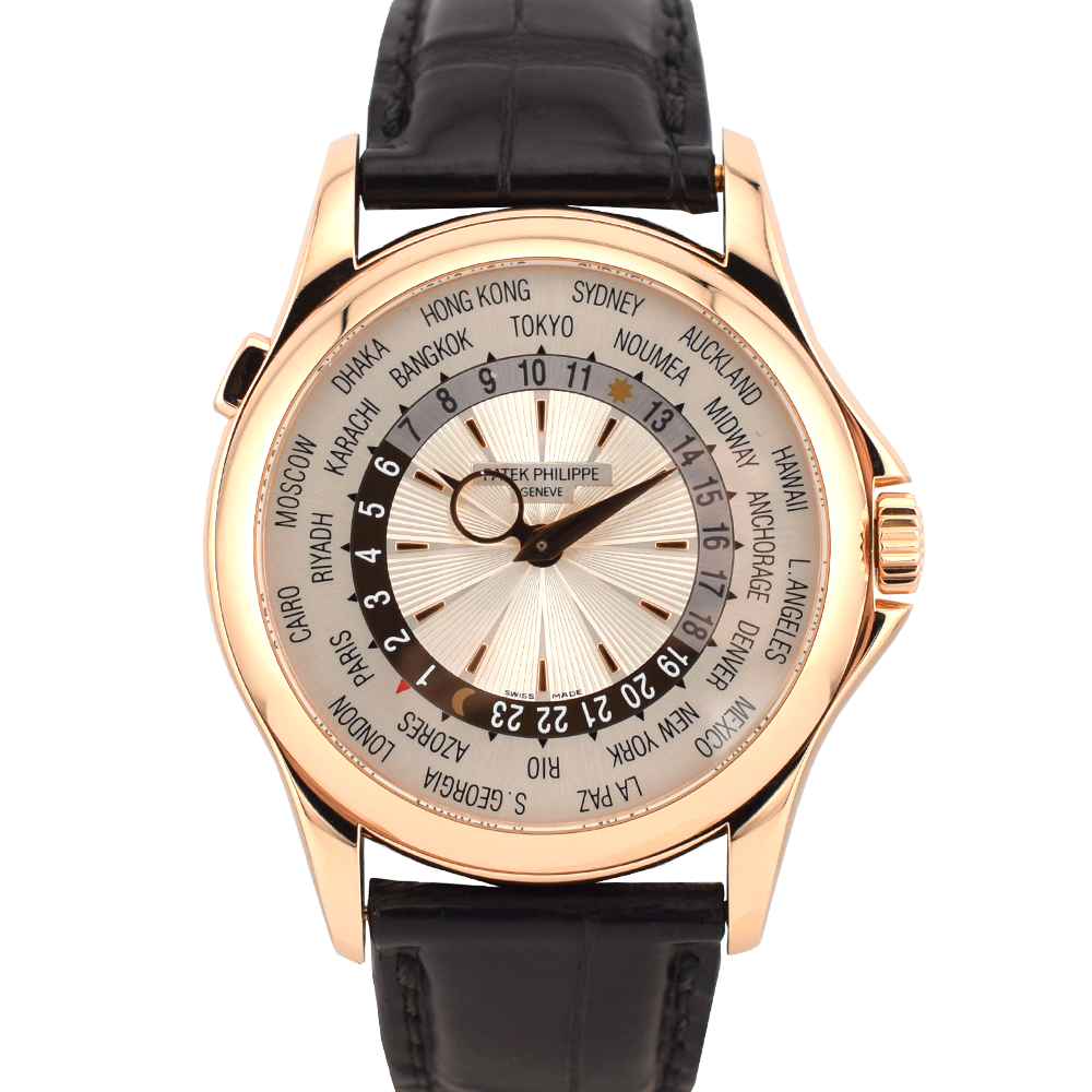 World Time 5130R - Very Rare 'Double P' - Rose Gold Full Set