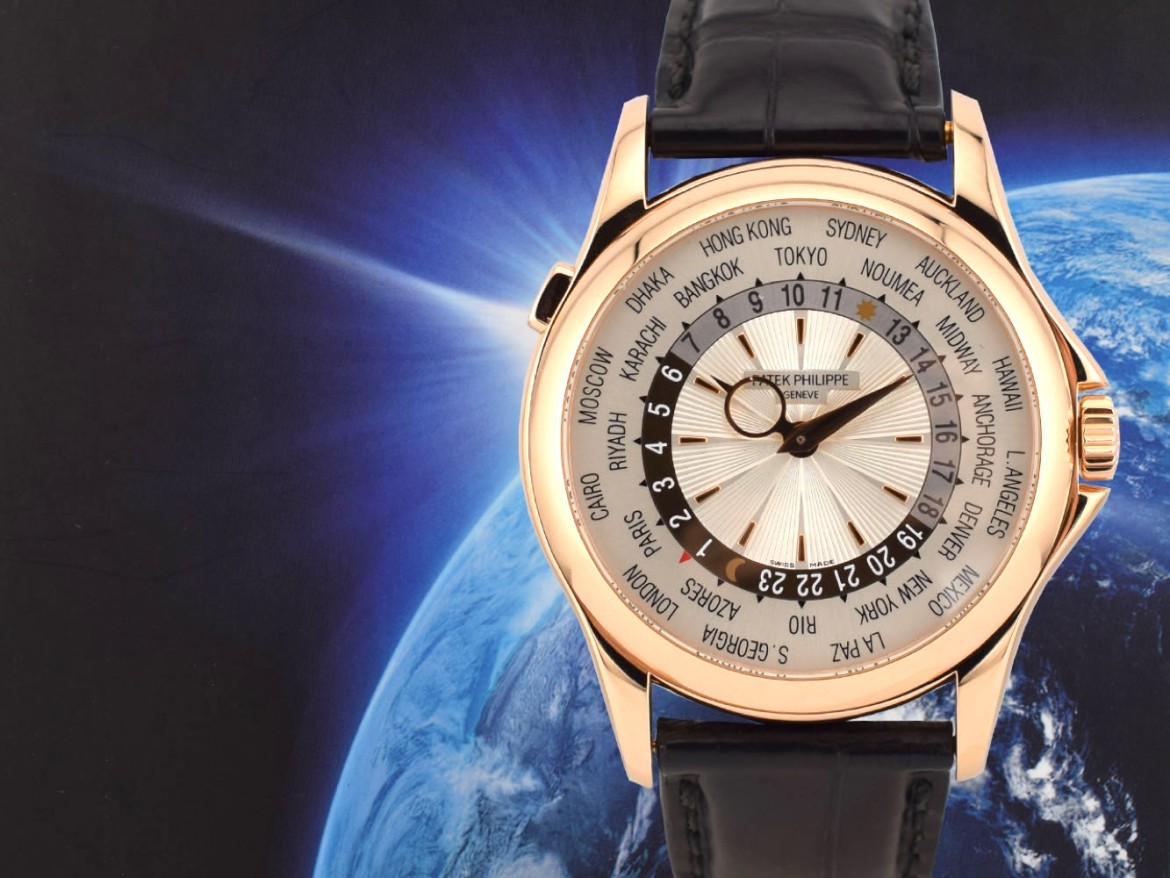World Time 5130R - Very Rare 'Double P' - Rose Gold Full Set