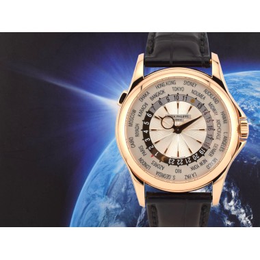 World Time 5130R - Very Rare 'Double P' - Rose Gold Full Set