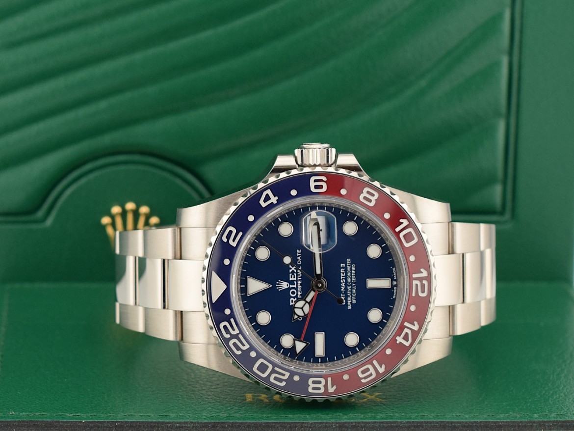126719BLRO New 2020 - White Gold & Blue Dial