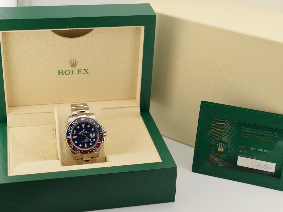 126719BLRO New 2020 - White Gold & Blue Dial
