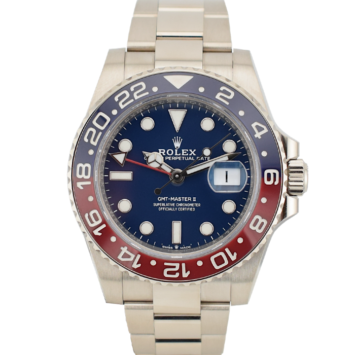 126719BLRO New 2020 - White Gold & Blue Dial