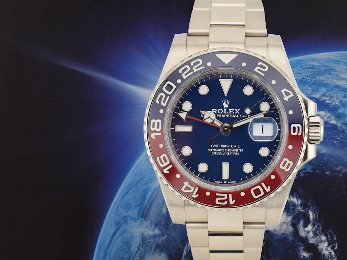 126719BLRO New 2020 - White Gold & Blue Dial