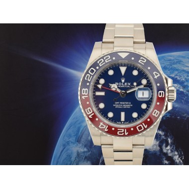 126719BLRO New 2020 - White Gold & Blue Dial