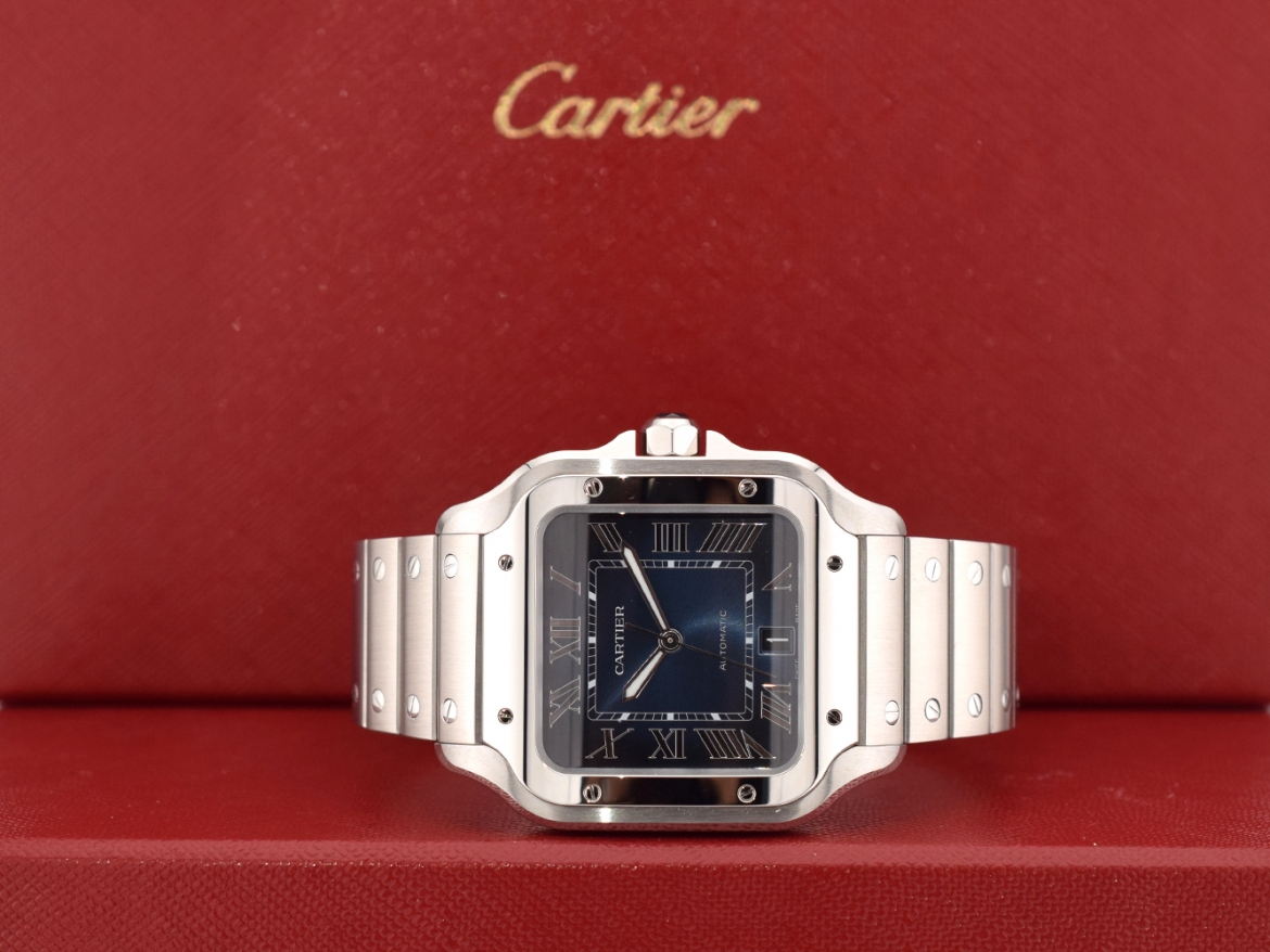 Santos Large Blue Dial WSSA0071 NEW