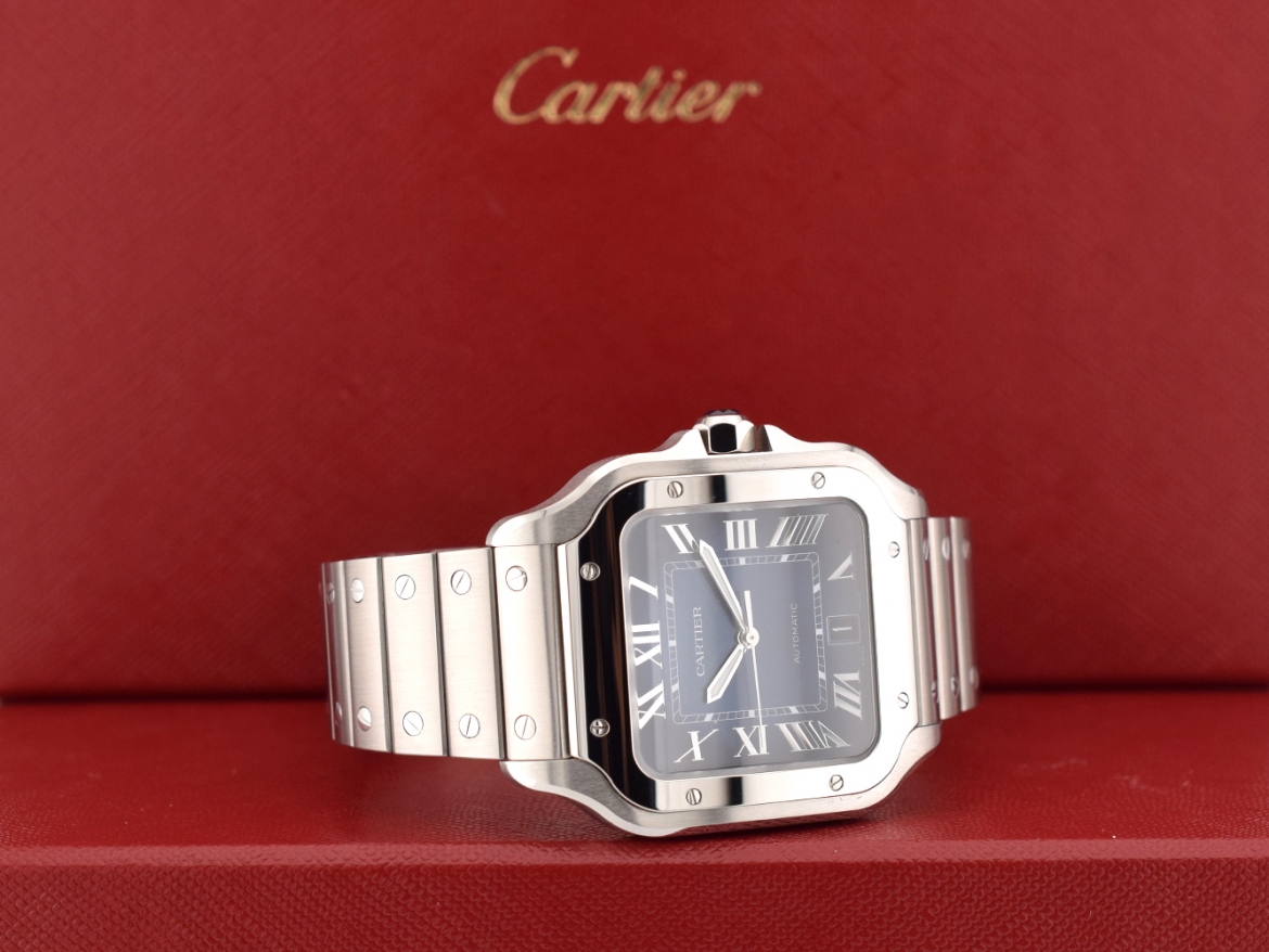 Santos Large Blue Dial WSSA0071 NEW