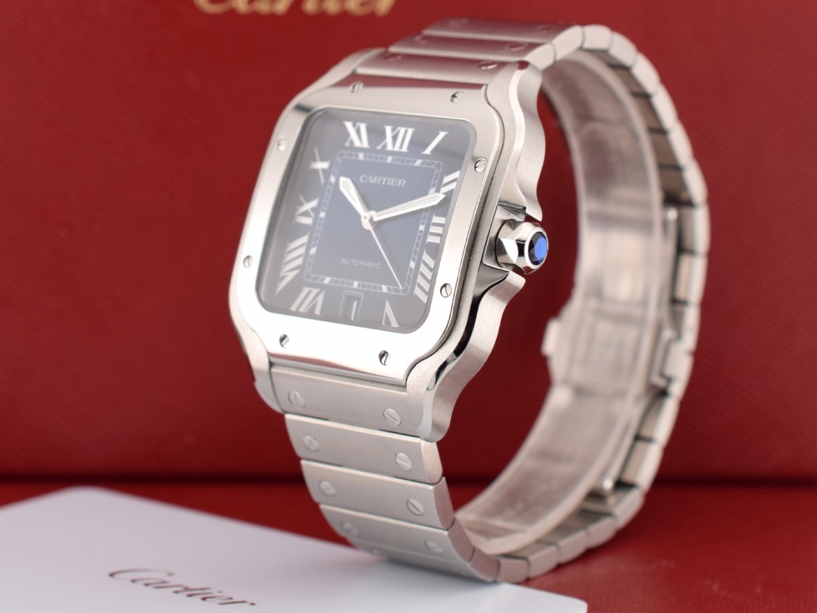 Santos Large Blue Dial WSSA0071 NEW