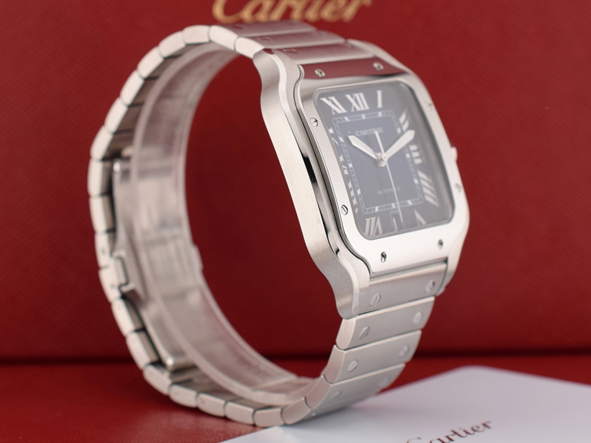 Santos Large Blue Dial WSSA0071 NEW