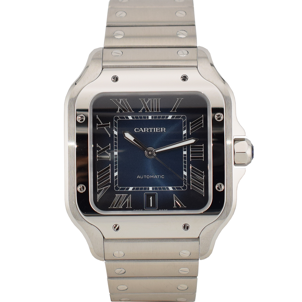 Santos Large Blue Dial WSSA0071 NEW