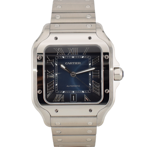Santos Large Blue Dial WSSA0071 NEW