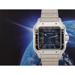 Santos Large Blue Dial WSSA0071 NEW