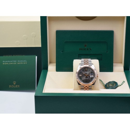 126331 Steel & Rose Gold With Wimbledon Dial 41mm - New 2024