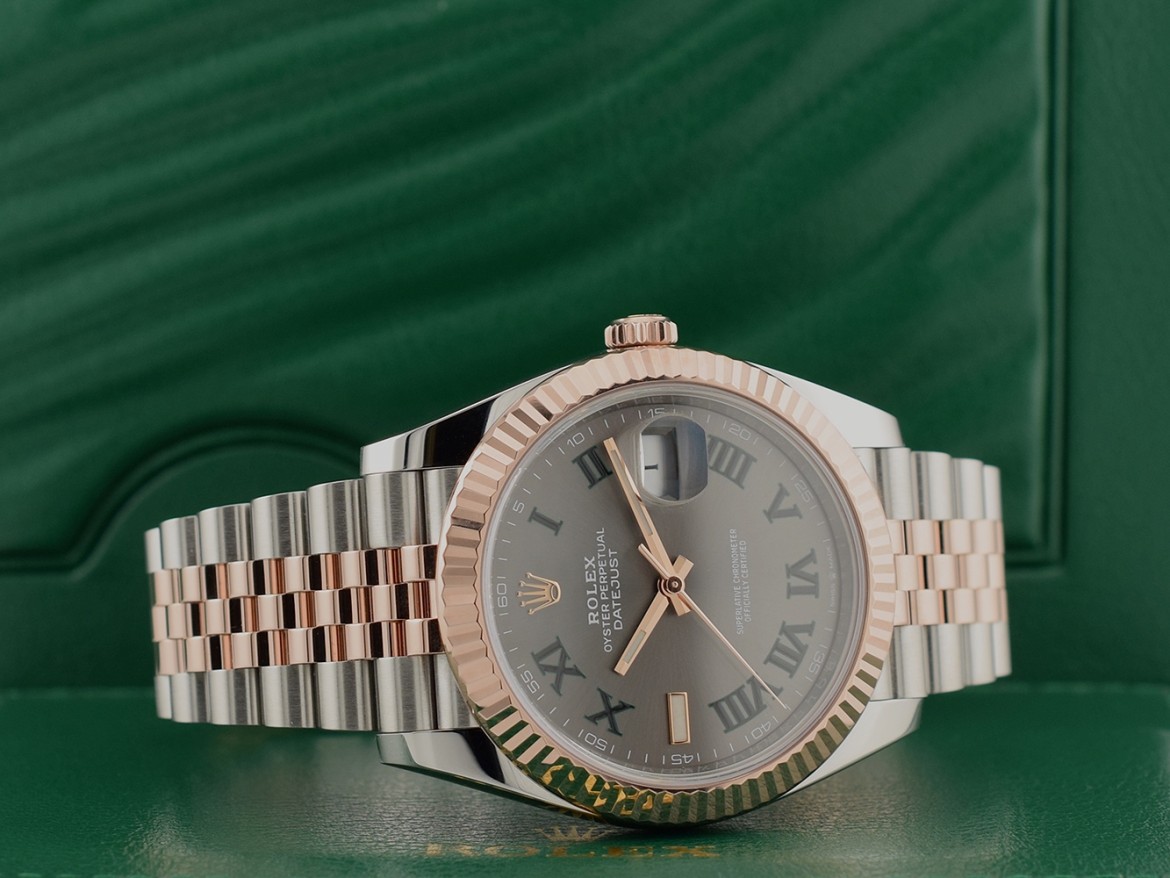 126331 Steel & Rose Gold With Wimbledon Dial 41mm - New 2024