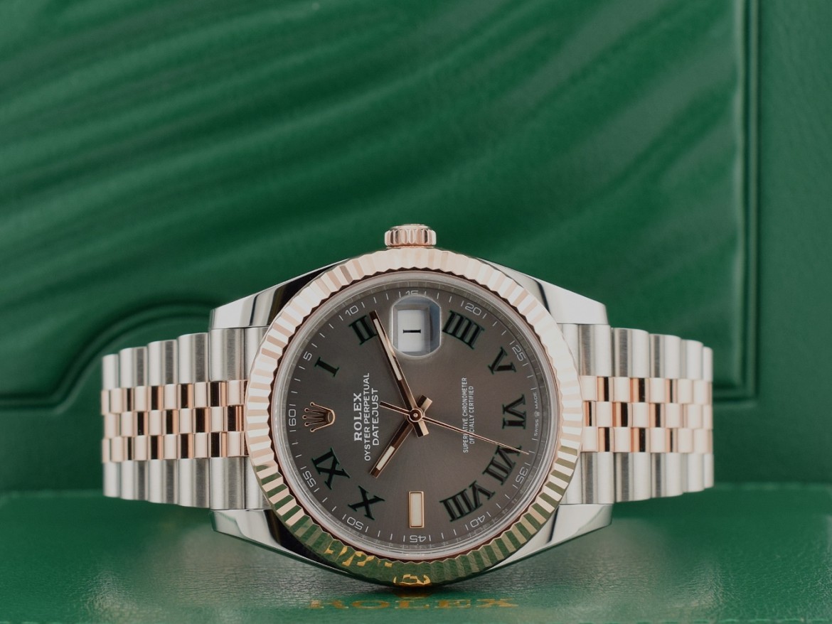 126331 Steel & Rose Gold With Wimbledon Dial 41mm - New 2024