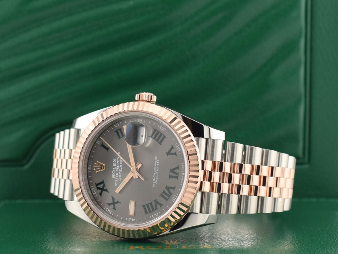 126331 Steel & Rose Gold With Wimbledon Dial 41mm - New 2024