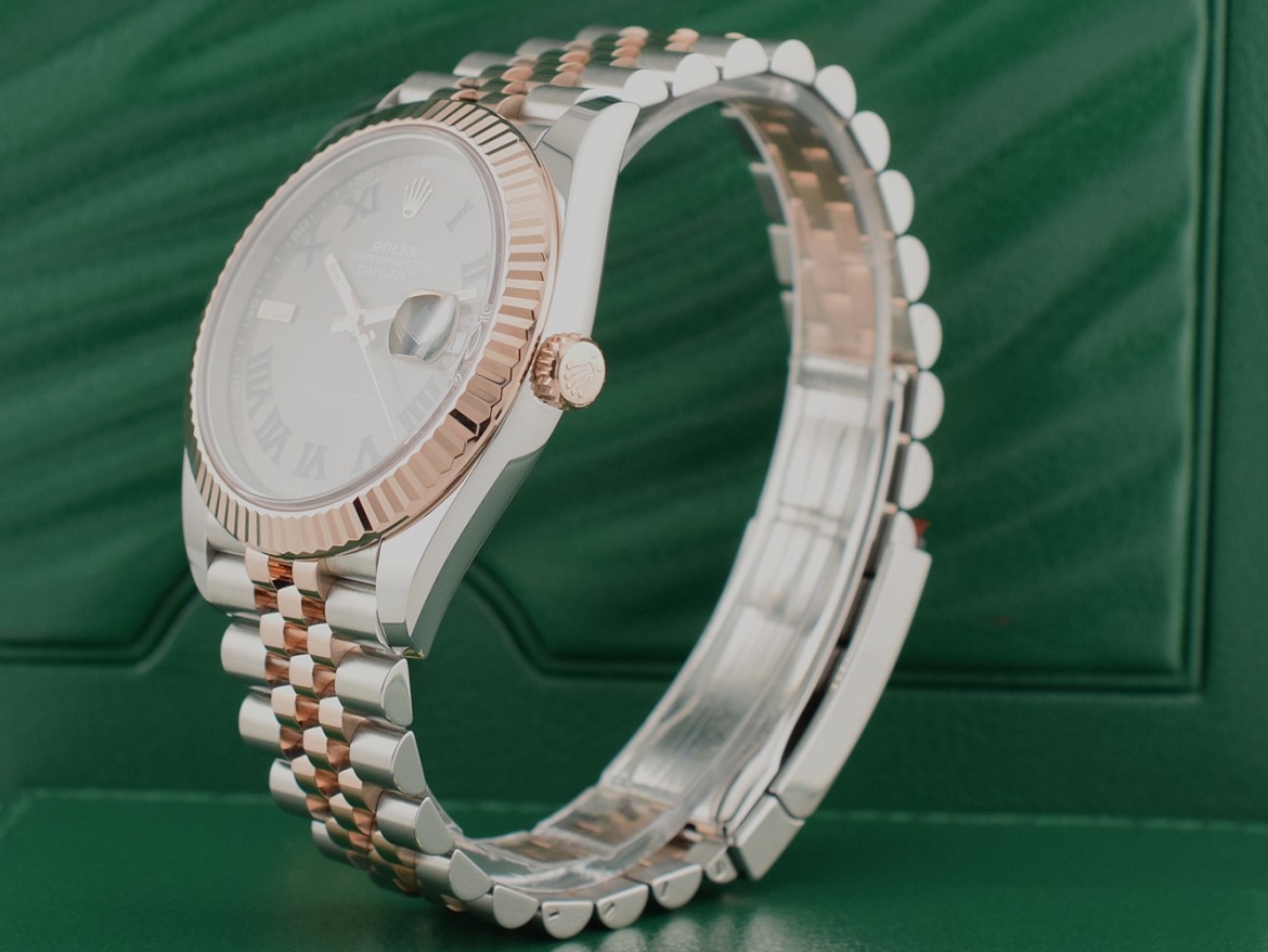 126331 Steel & Rose Gold With Wimbledon Dial 41mm - New 2024