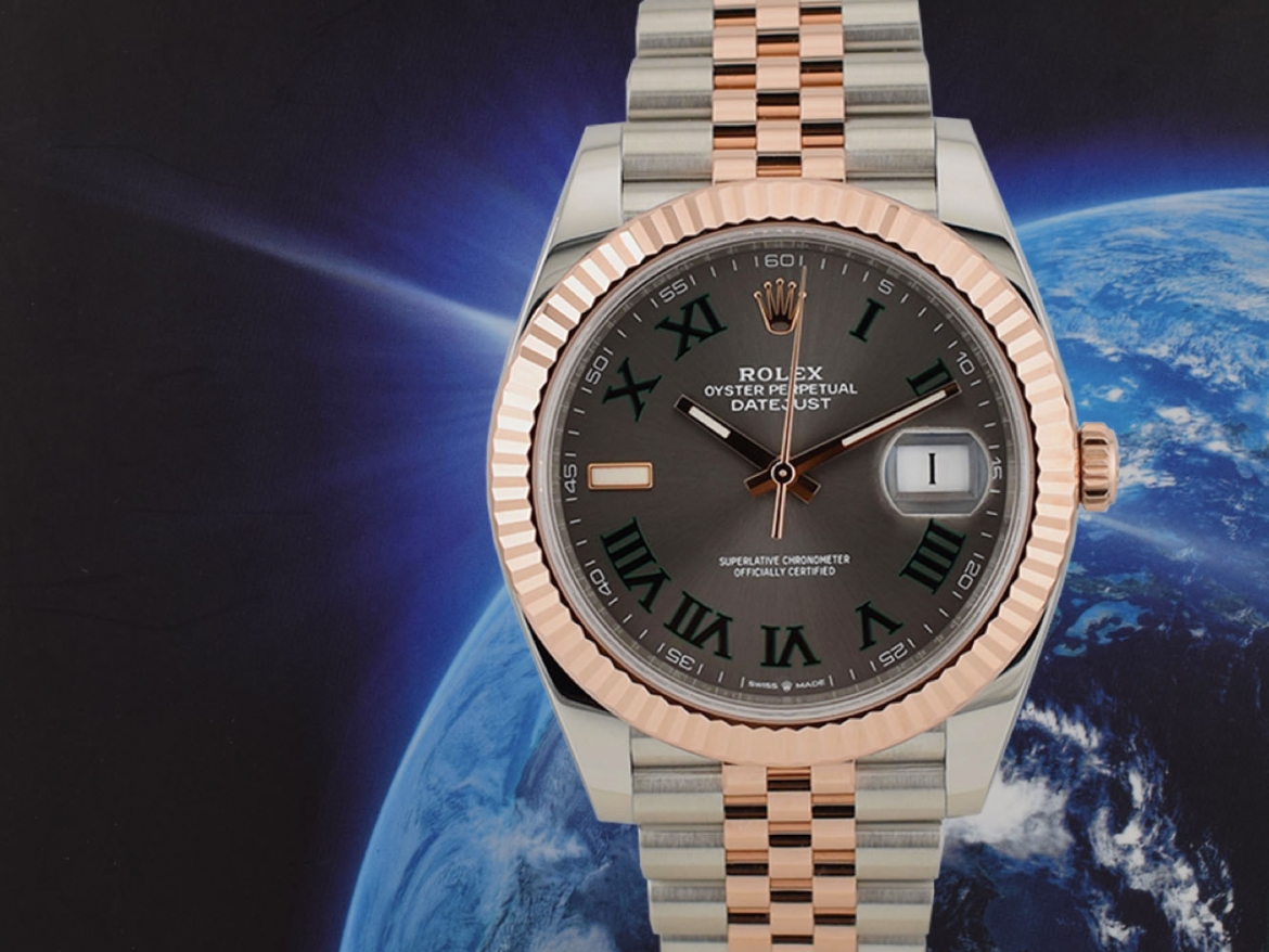 126331 Steel & Rose Gold With Wimbledon Dial 41mm - New 2024